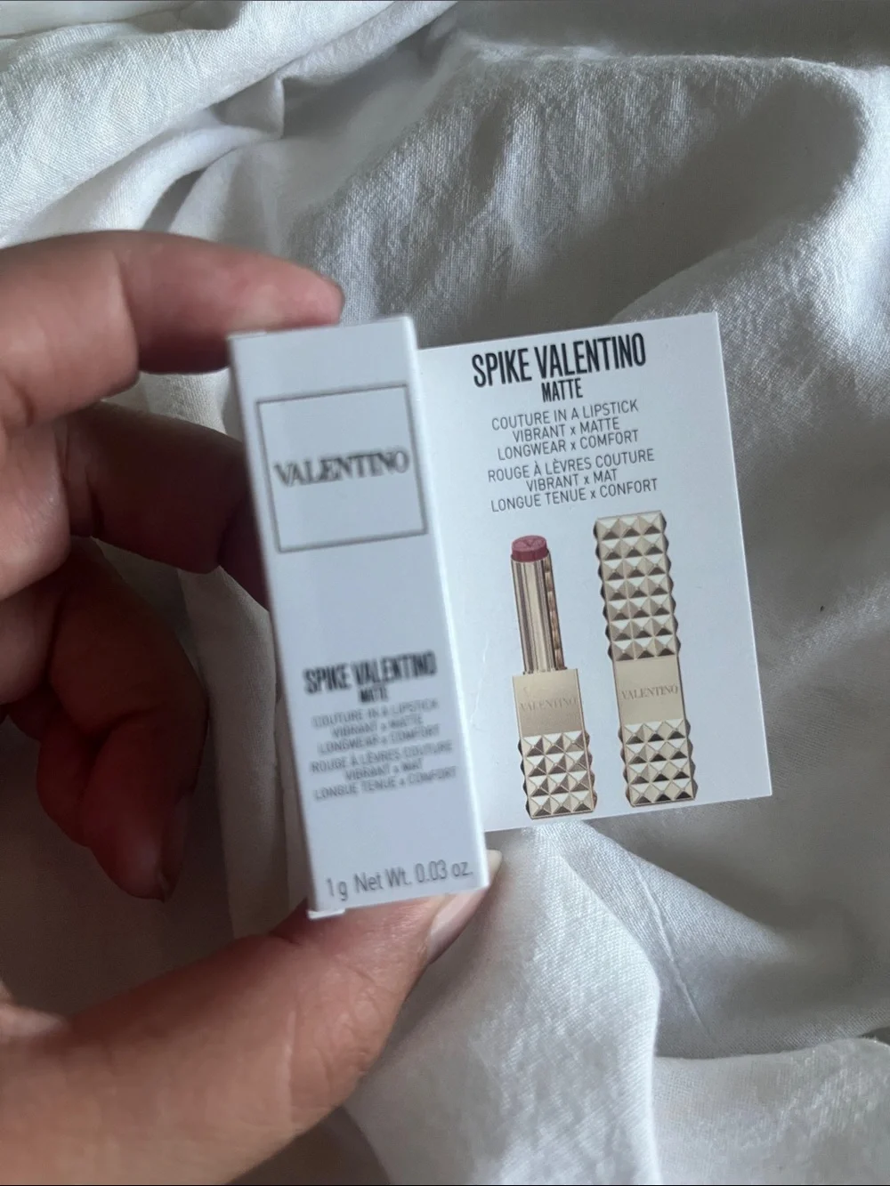 Valentino Spike 134R Couture in the Streets Lipstick Mini NIB